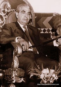 A grim Yahya Khan at a function during his dictatorship that lasted from March 25, 1969, to December 20, 1971.